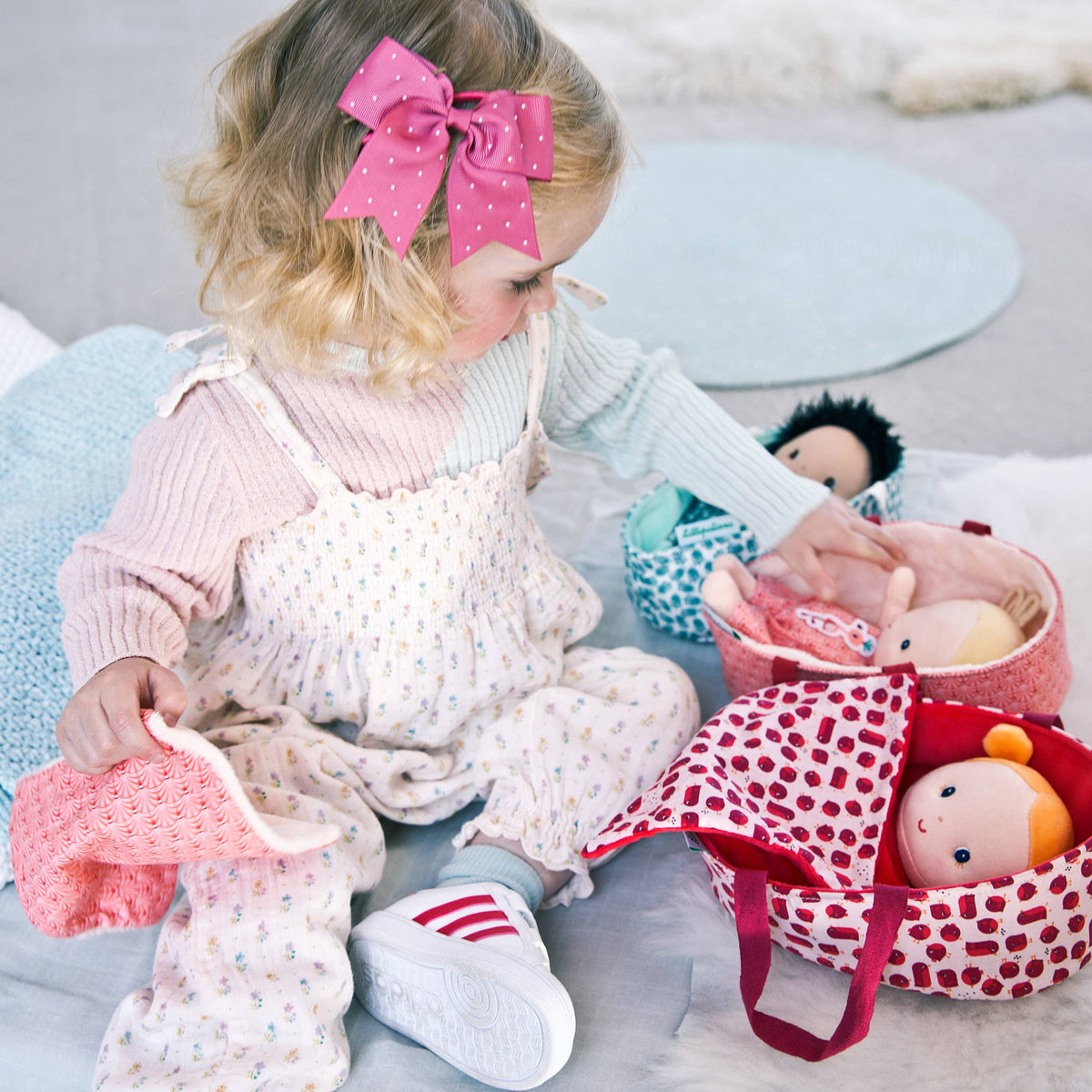 Janod - Agathe Baby | Doll & Carrier | Pretend Play | 12 Months+ - Baby Dill