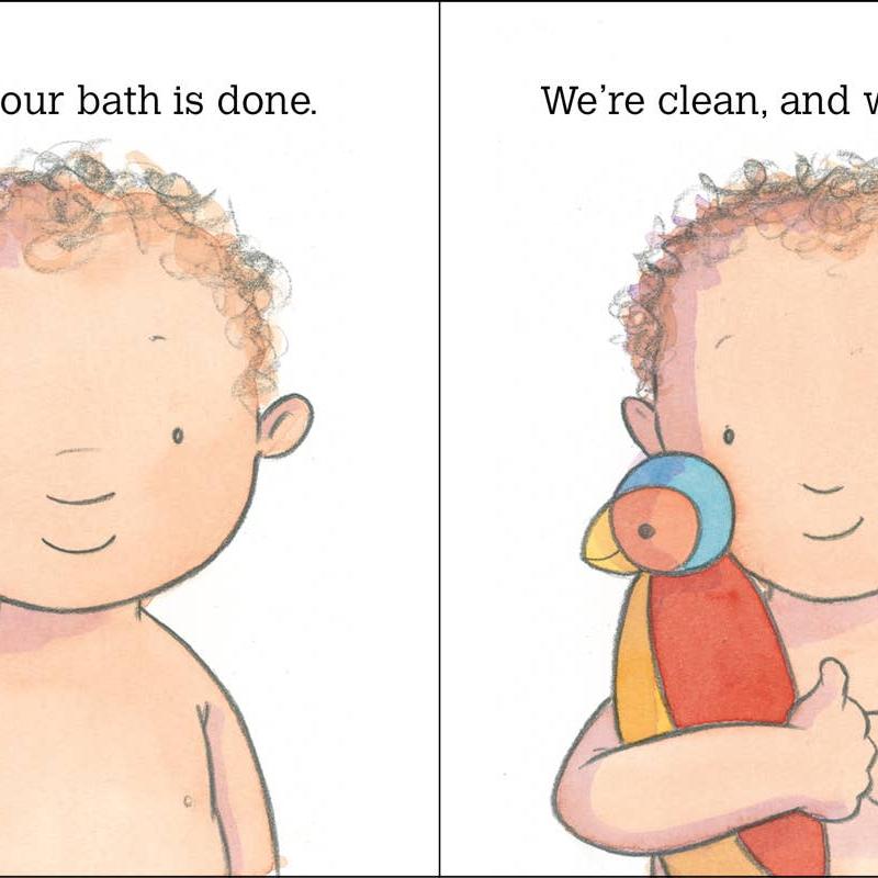 Bathtime for Twins Board Book
