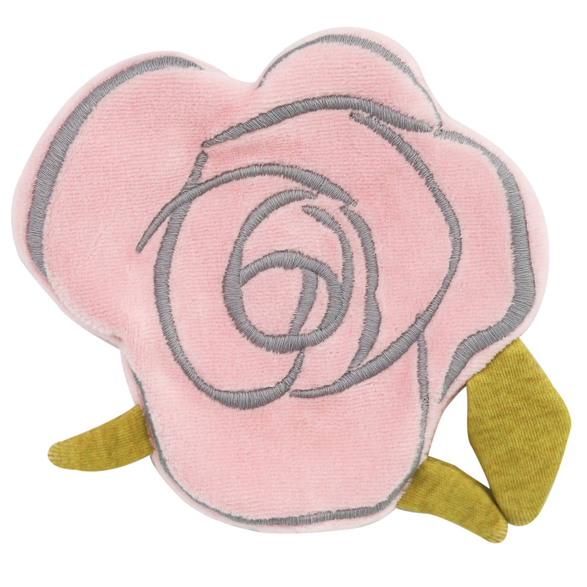 Scrunchies Flower Rose with Crinkle - Baby Dill