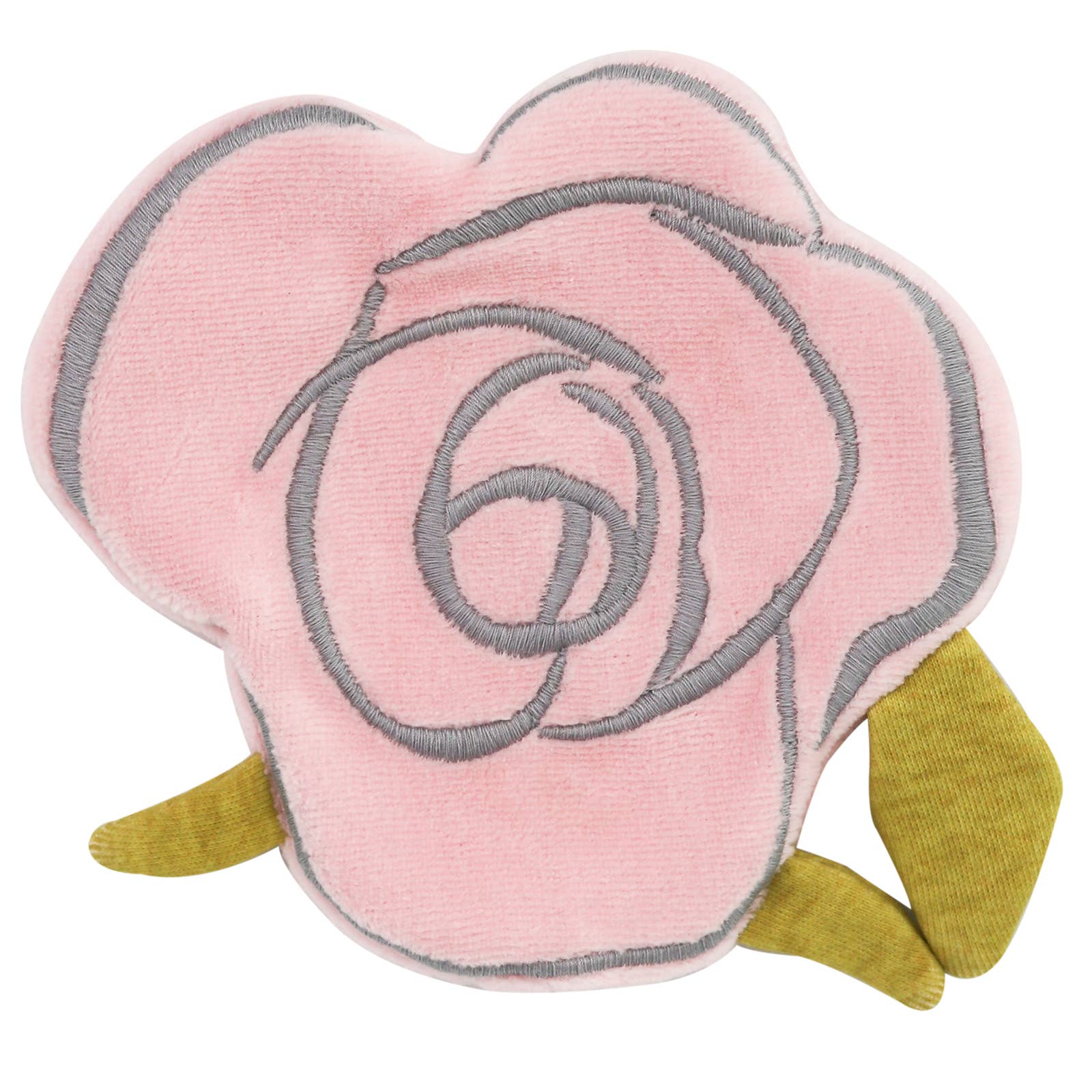 Scrunchies Flower Rose with Crinkle - Baby Dill