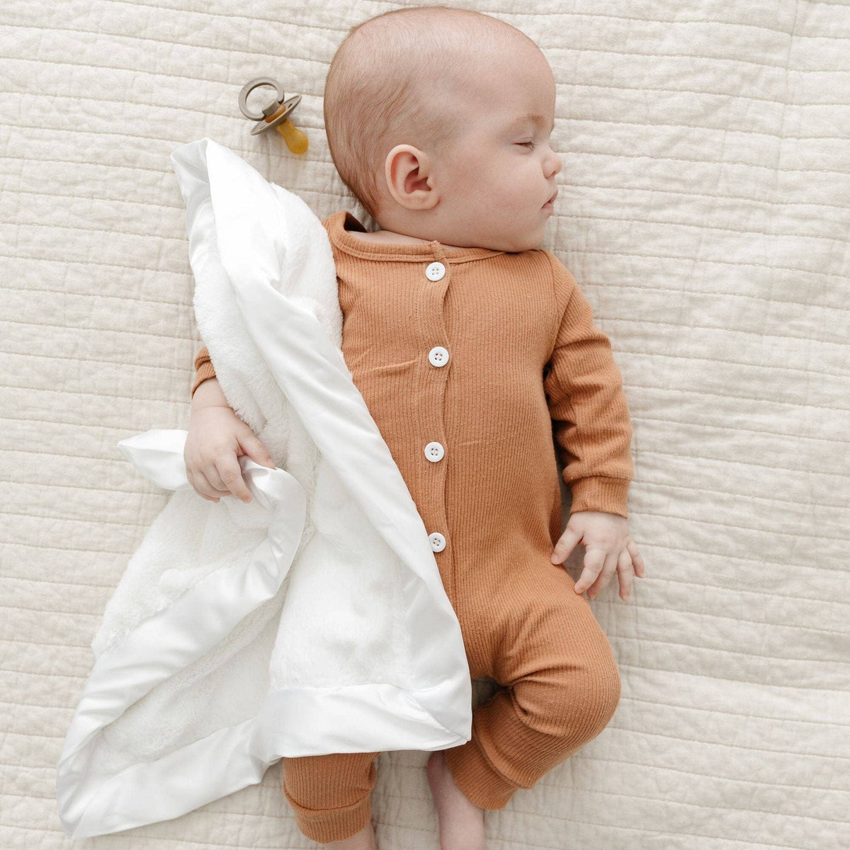 Satin Border Mini Blankets - Baby Dill