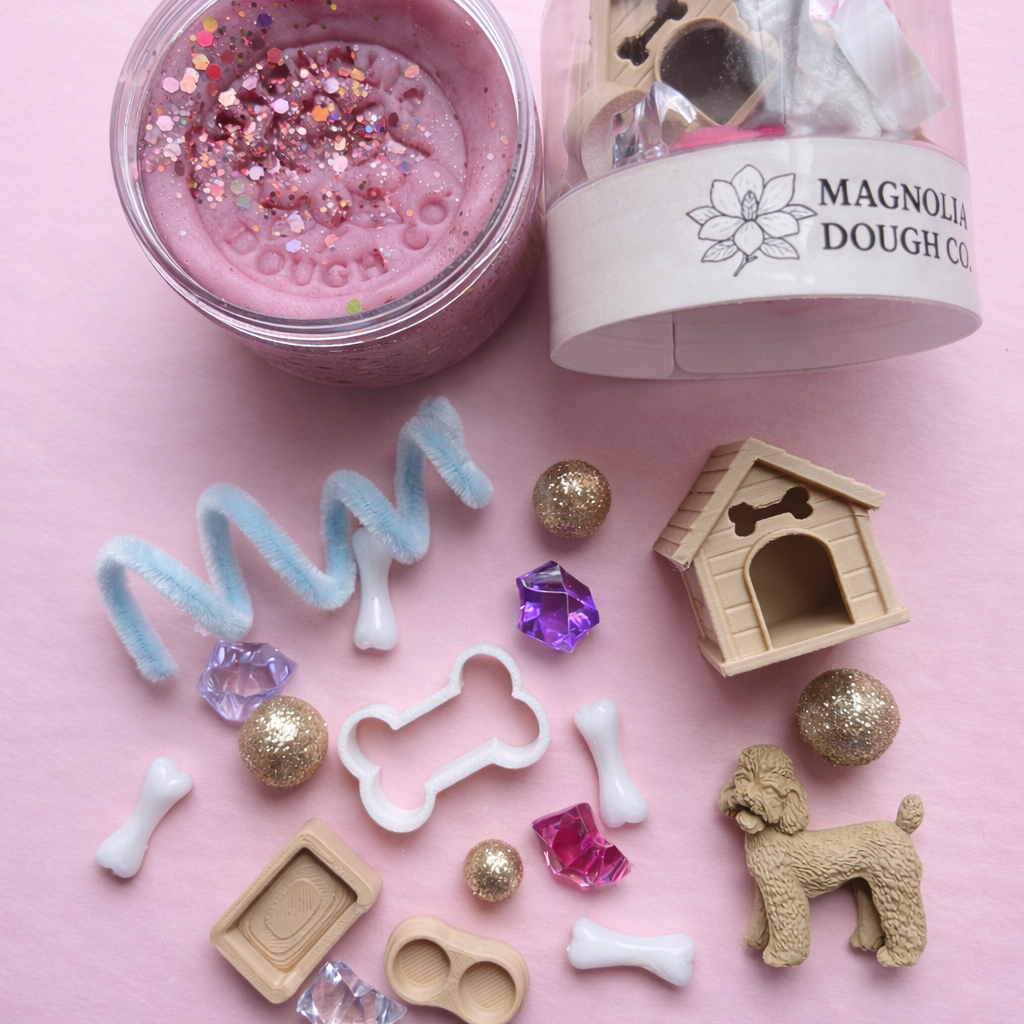 Sensory Play Dough Jar | Mess-Free Puppy Dog Toy 