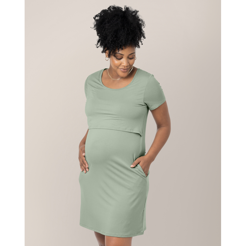 Eleanora Bamboo Maternity &amp; Nursing Dress
