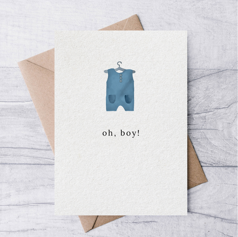 Oh,Boy New Baby Card