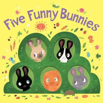 Five Funny Bunnies Board Book - Baby Dill