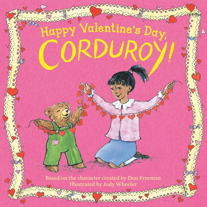 Happy Valentine's Day Corduroy Board Book - Baby Dill