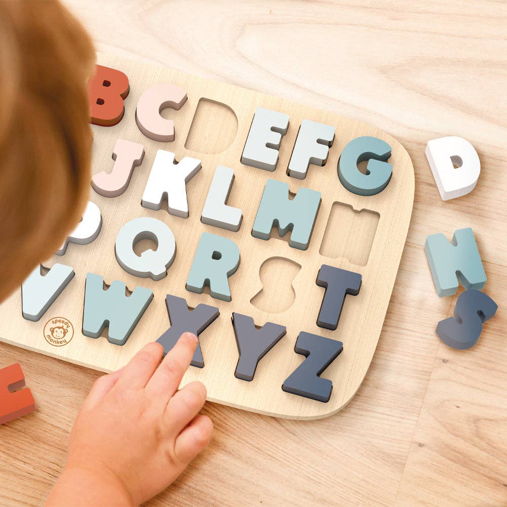 Wood Alphabet Puzzle - Baby Dill