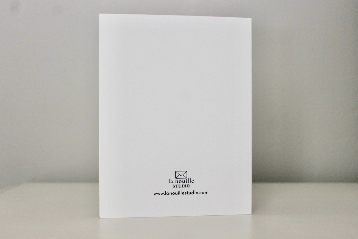 la nouille studio - Congratulations on your little peanut new baby greeting card