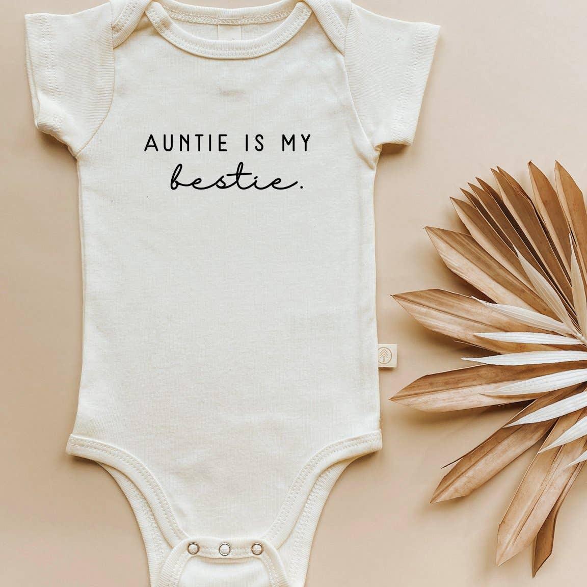 Auntie is My Bestie Onesie Bodysuit