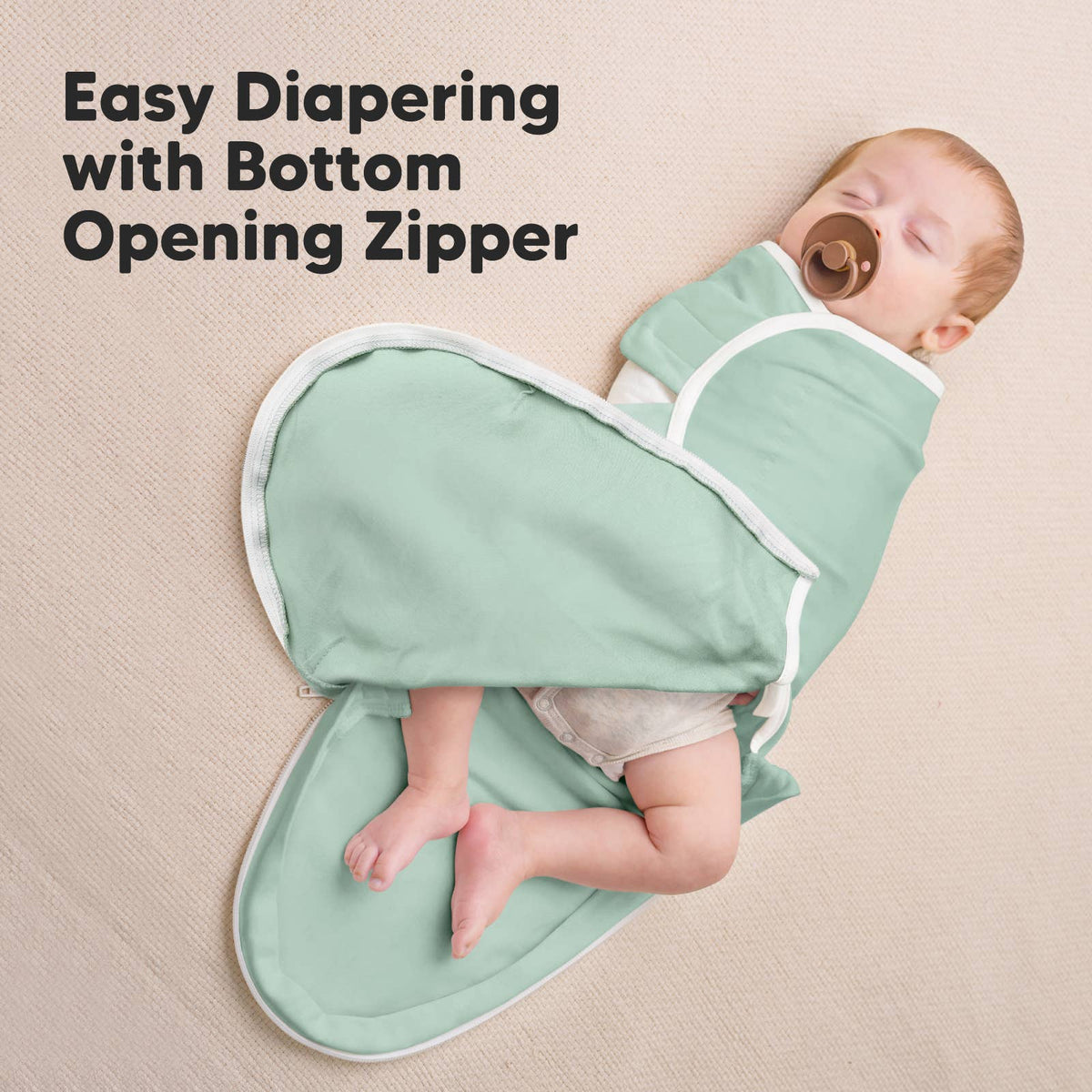 3pk Soothe Zippy Baby Swaddles 0-6 Months Newborn Sleep Sack
