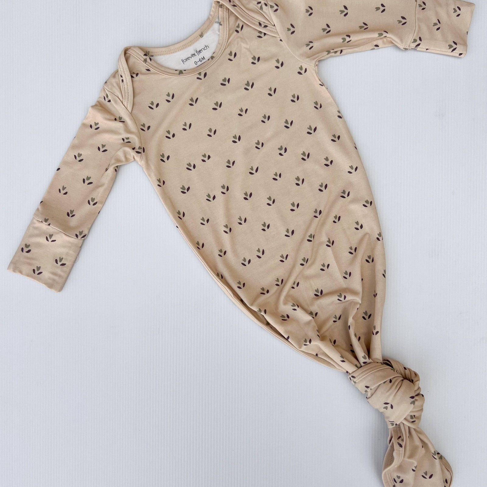 Bamboo Knotted Gown | Flora - Baby Dill