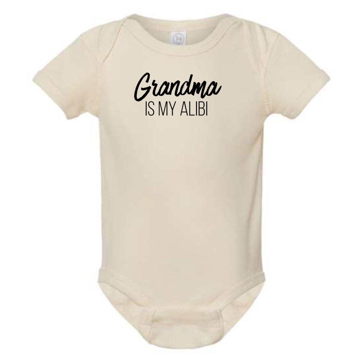 Grandma is my Alibi Onesie