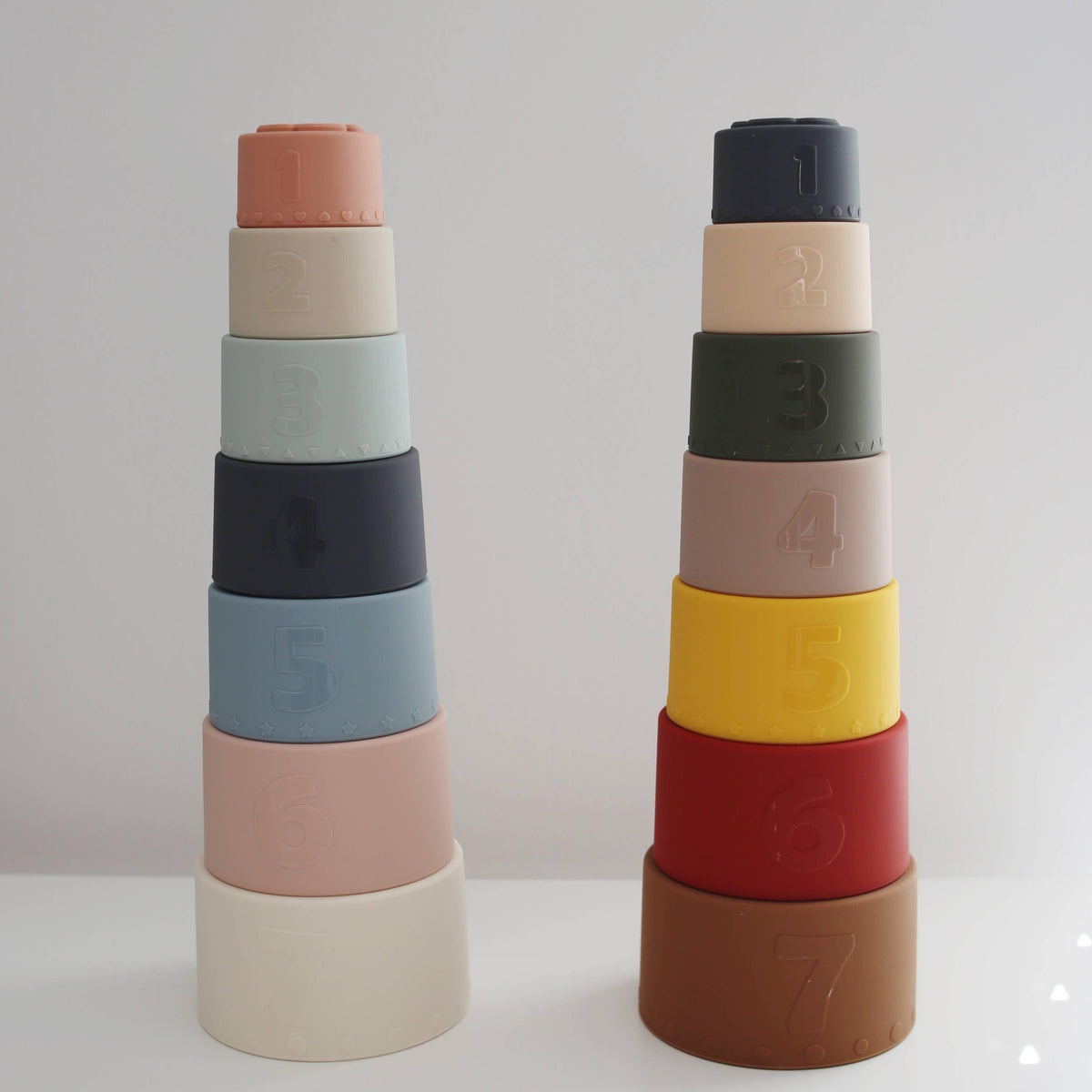 Classic Silicone Stacking Nesting Cups