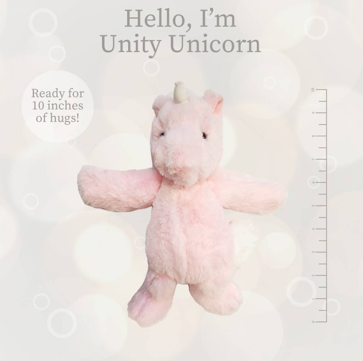 Lushee Unity Unicorn Rose Plush