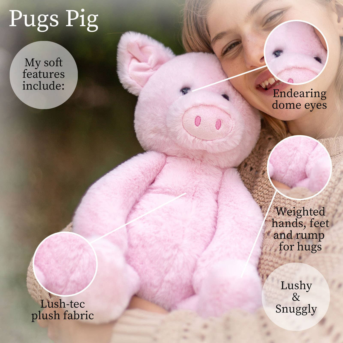 Pugs Pig 16" Plush - Baby Dill