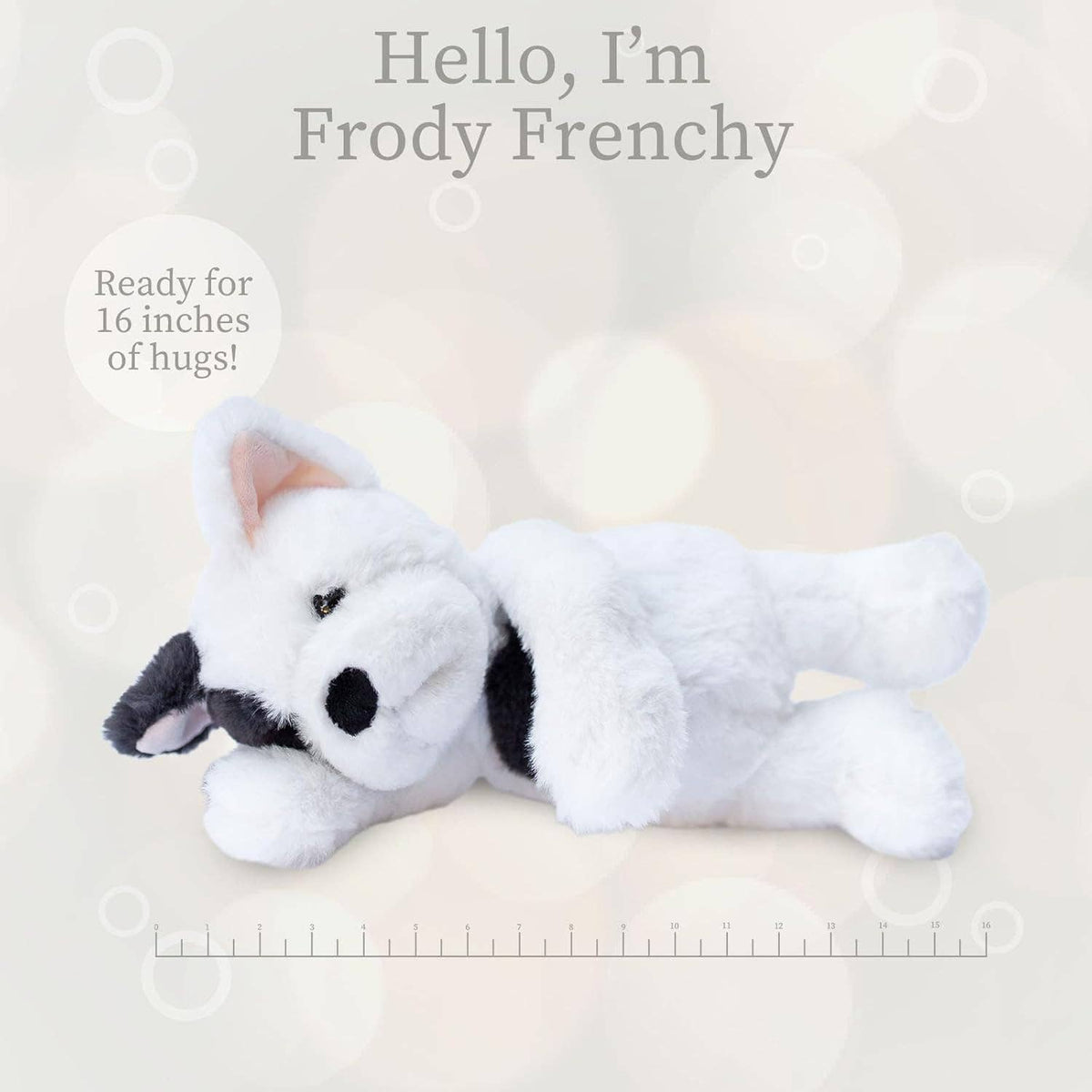 Lushee Frody Frenchy Dog Plushie - Baby Dill