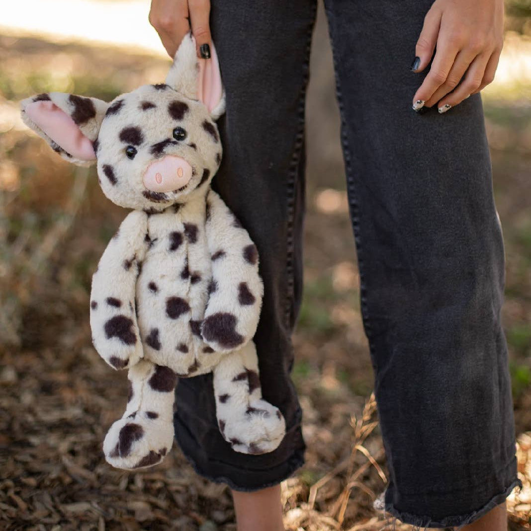 Spots Piggy Plush Stuffie - Baby Dill