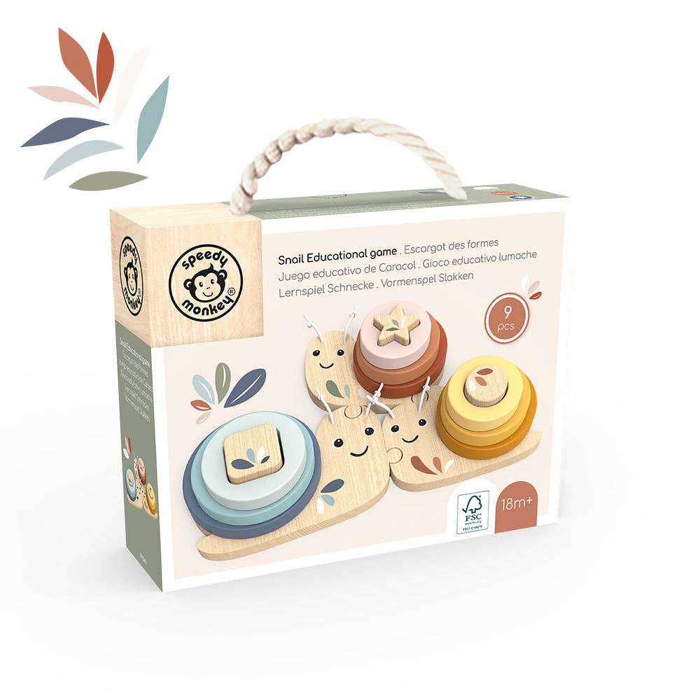 Wood Snail Educational Game - Baby Dill