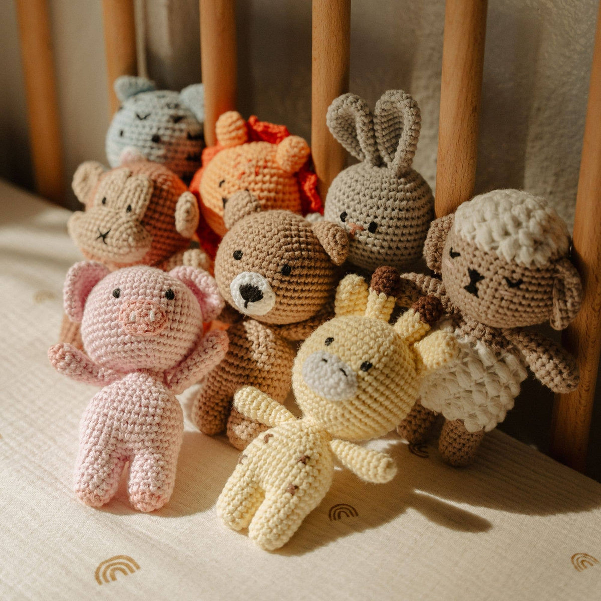 Stella the Spitty Kitty Crochet Rattle