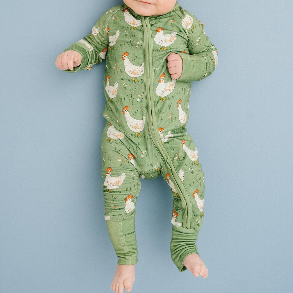 Spring Chicken Double Zip Bamboo Sleeper