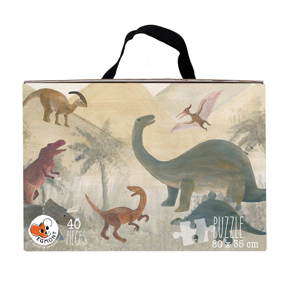40-piece Floor Puzzle: Dinosaurs