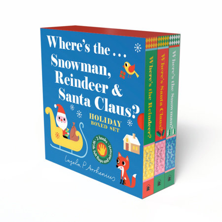 Where's the . . . Snowman, Reindeer & Santa Claus? Holiday Boxed Set (A Christmas Boxed Set of Interactive, Sensory Lift-the-Flap Books with Felt Flaps and Mirrors for Babies and Toddlers)