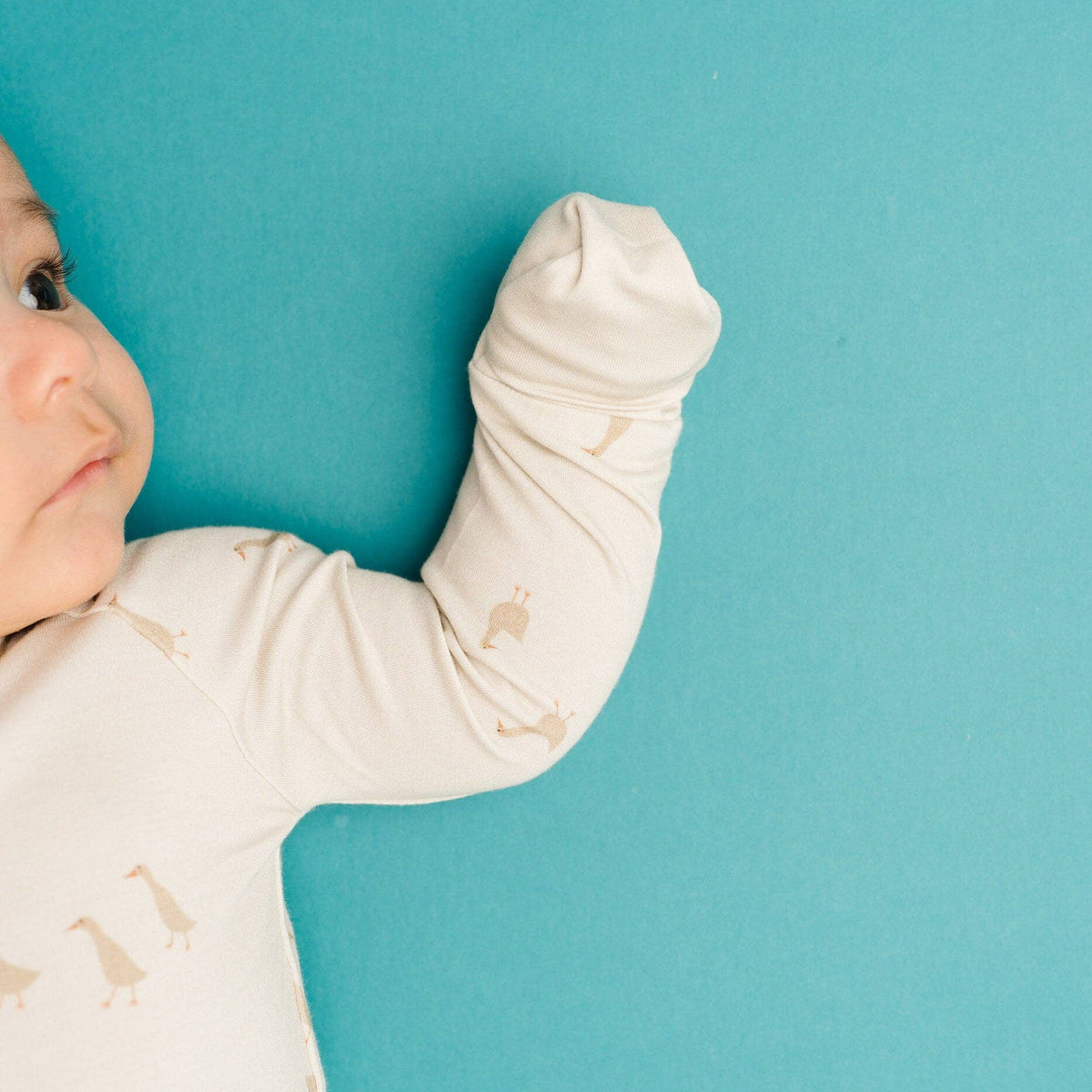 Silly Goose Bamboo Sleeper - Baby Dill