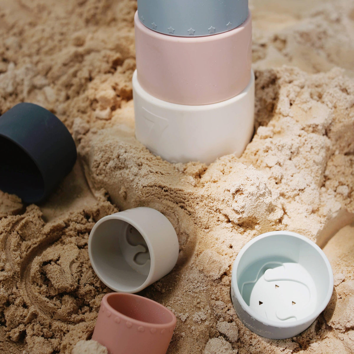 Classic Silicone Stacking Nesting Cups