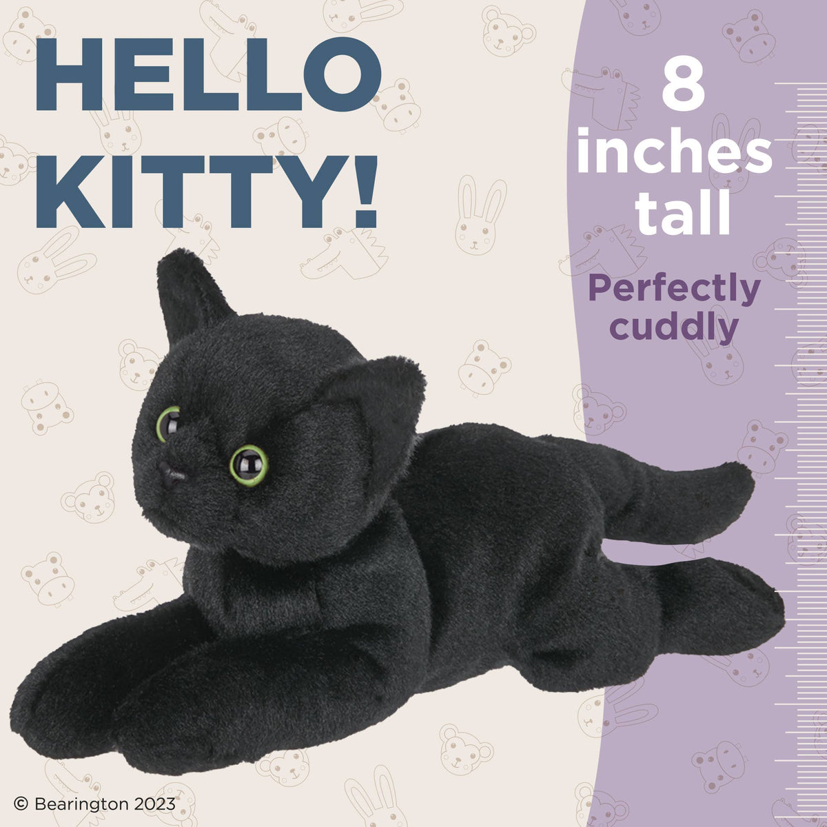 Lil&#39; Jinx the Black Kitty Cat Stuffie - Baby Dill
