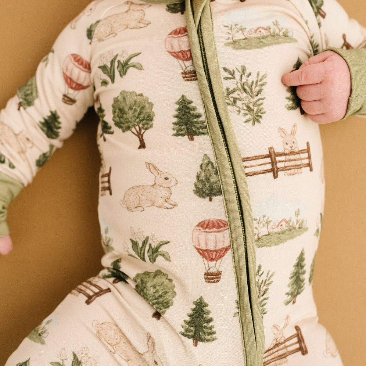 Little One Shop - Woodland Countryside Bamboo Sleeper - Baby Dill