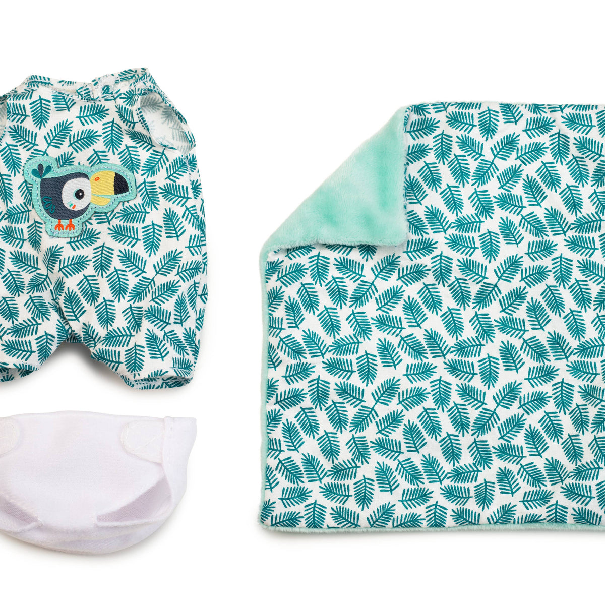 Janod - Ari Baby | Doll & Carrier | Pretend Play | 12 Months+ - Baby Dill