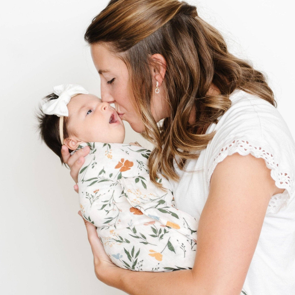 Bamboo Muslin Rayon Swaddle - Baby Dill