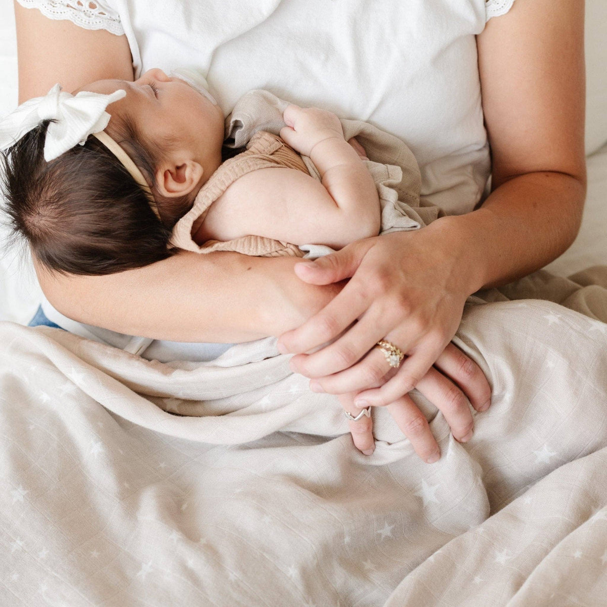 Bamboo Muslin Rayon Swaddle - Baby Dill