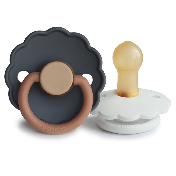 FRIGG Daisy Natural Rubber Pacifier 2pk