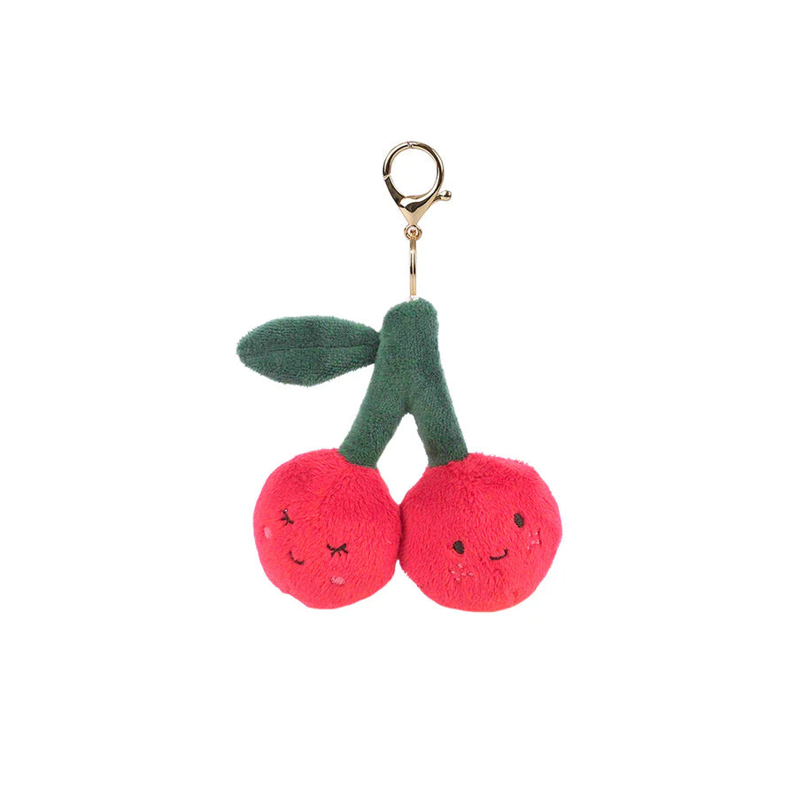 Cherries Backpack Bag Charm Plush