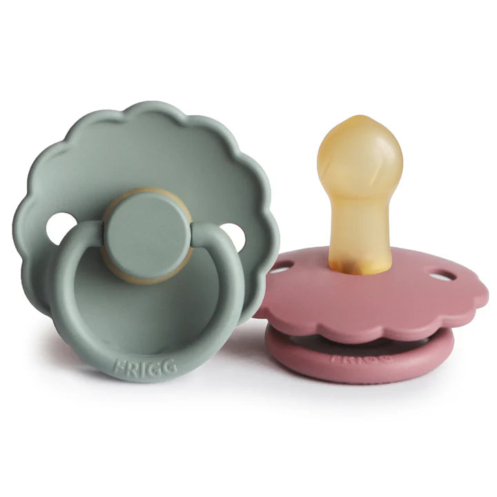 FRIGG Daisy Natural Rubber Pacifier 2pk