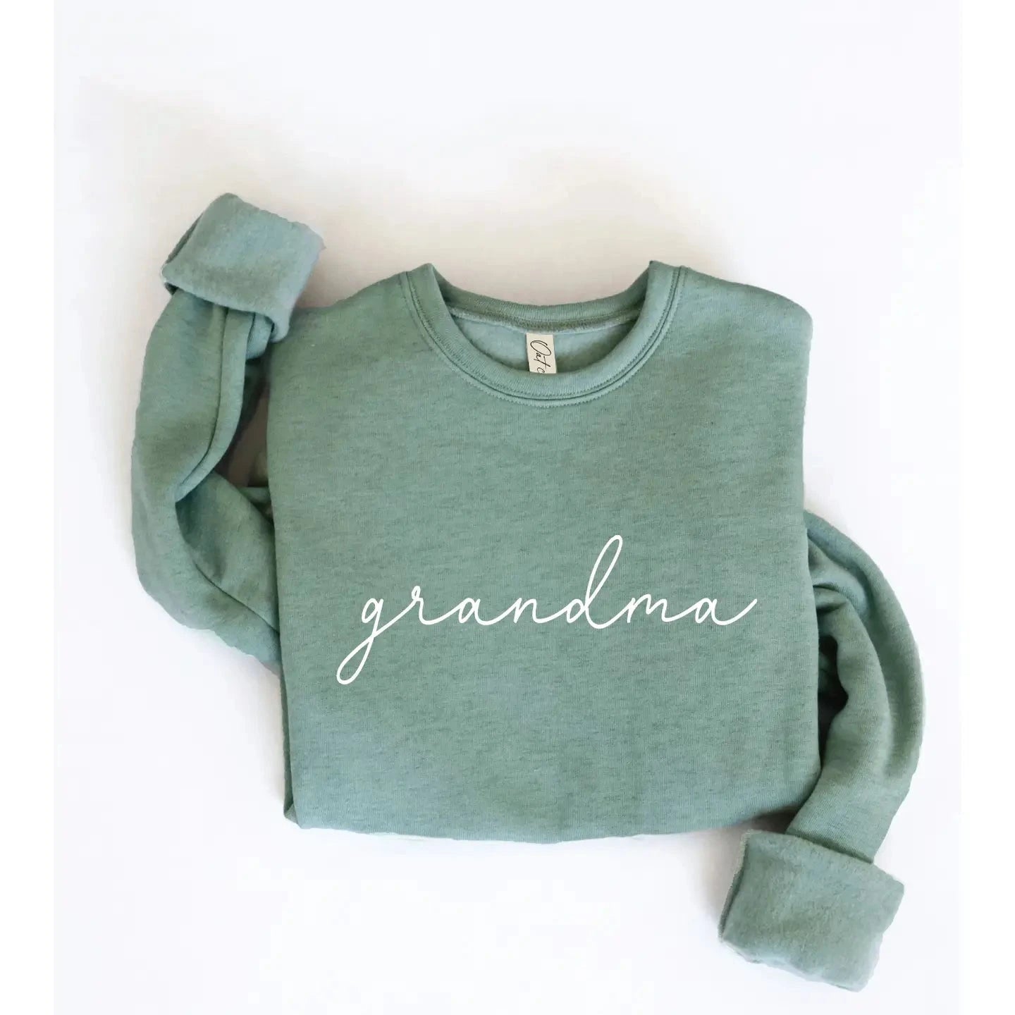 GRANDMA Graphic Cozy Sweatshirt - Baby Dill