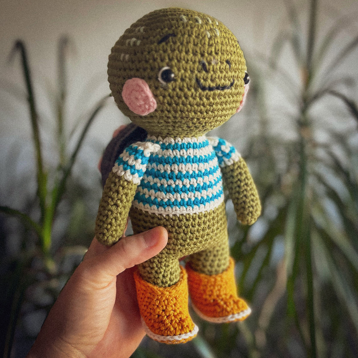 Handmade Crochet Turtle