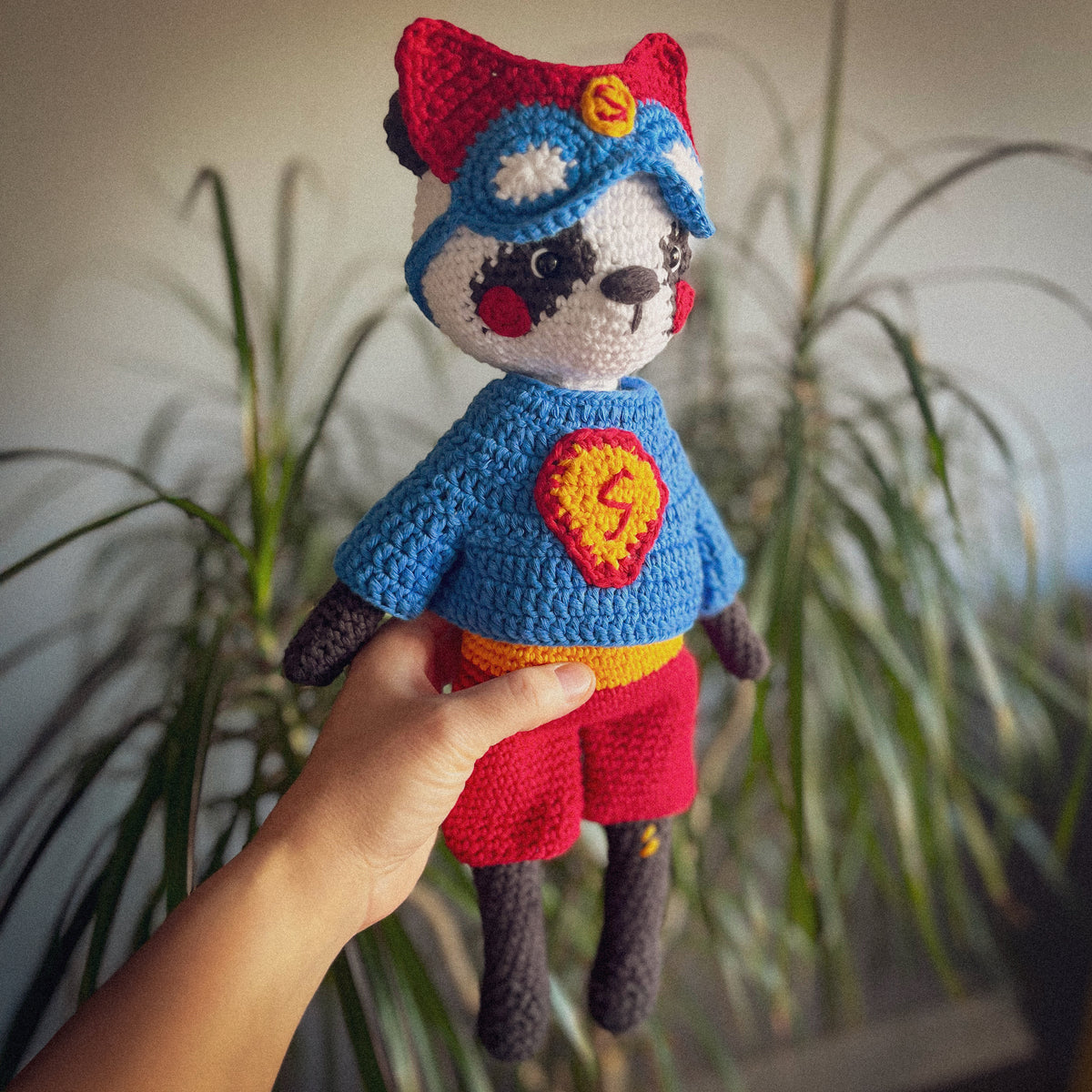 Handmade Crochet Super Panda