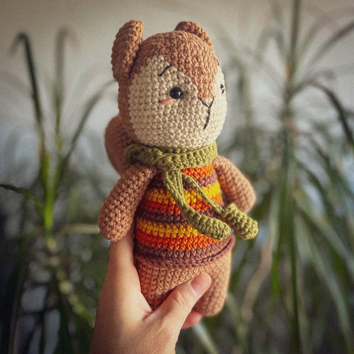 Handmade Crochet Squirrel