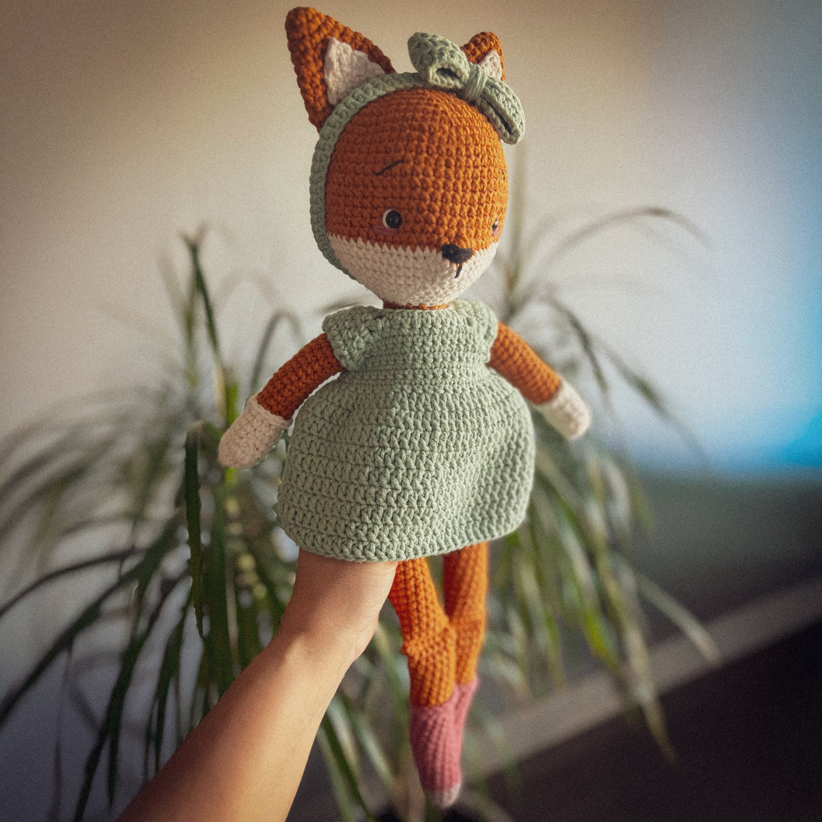 Handmade Crochet Fox