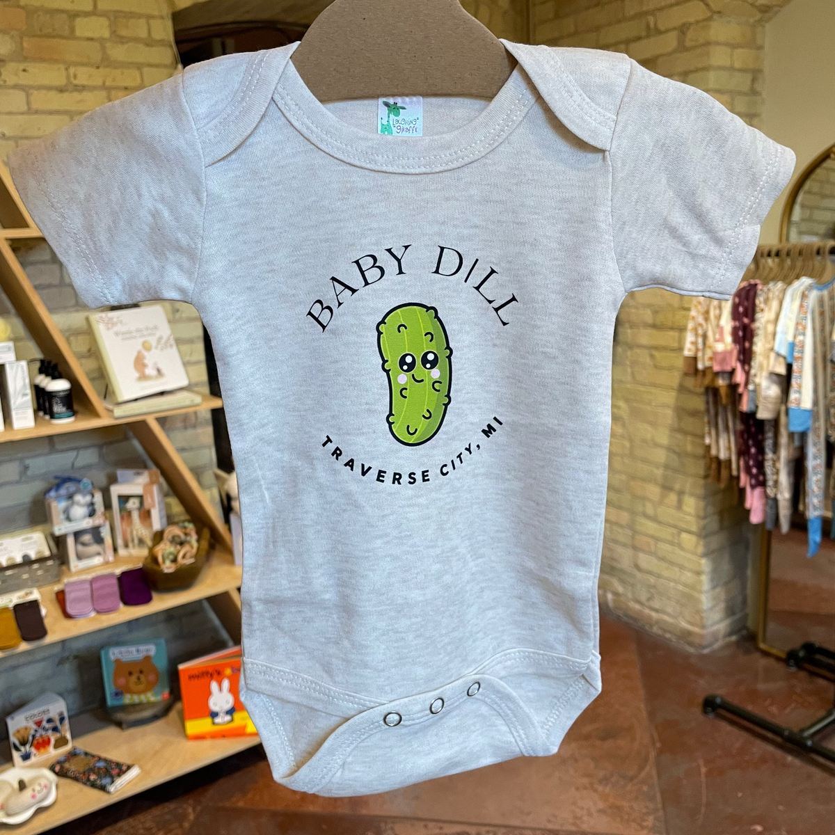 Baby Dill Curved Traverse City Onesie Bodysuit