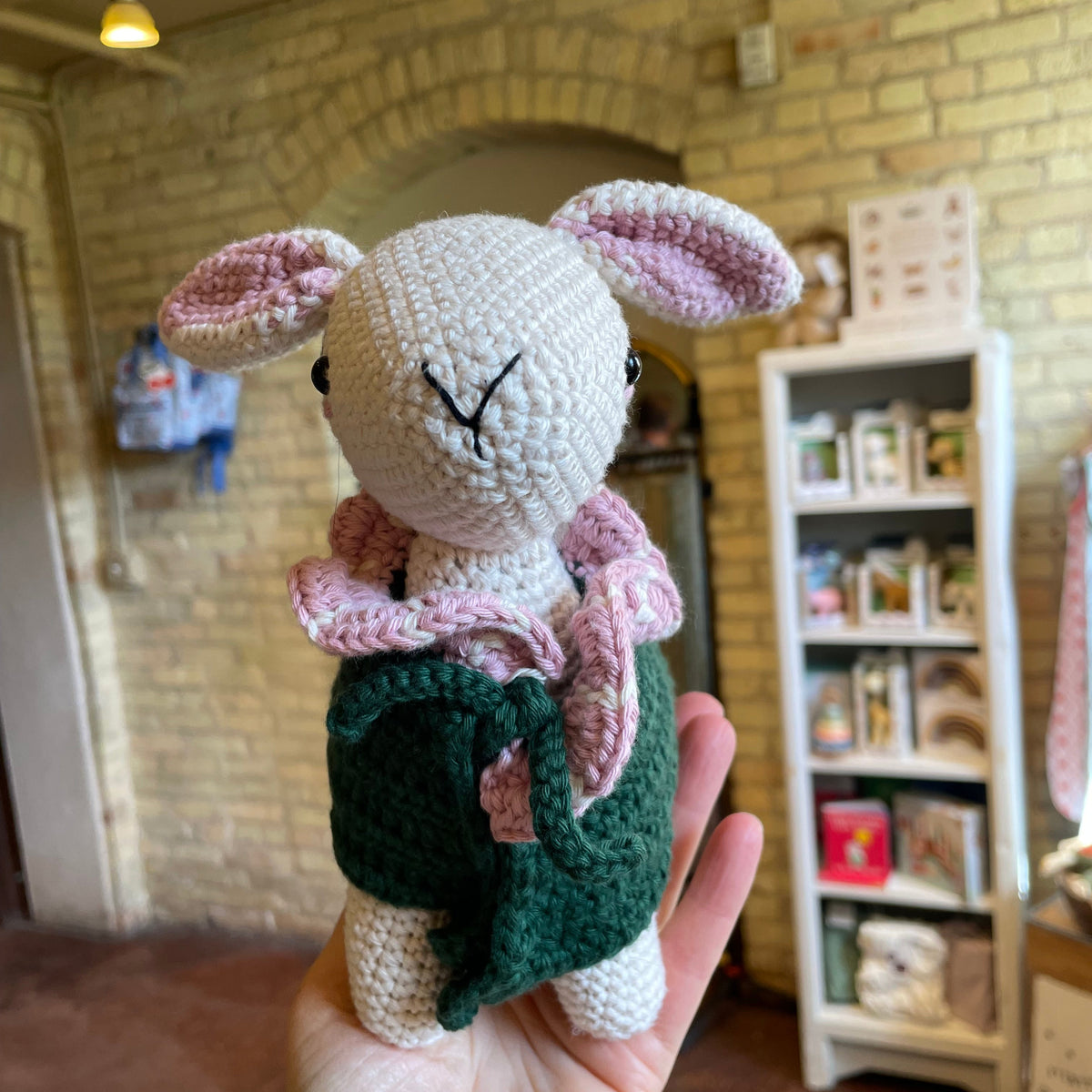 Handmade Crochet Heirloom Stuffie - Lamb