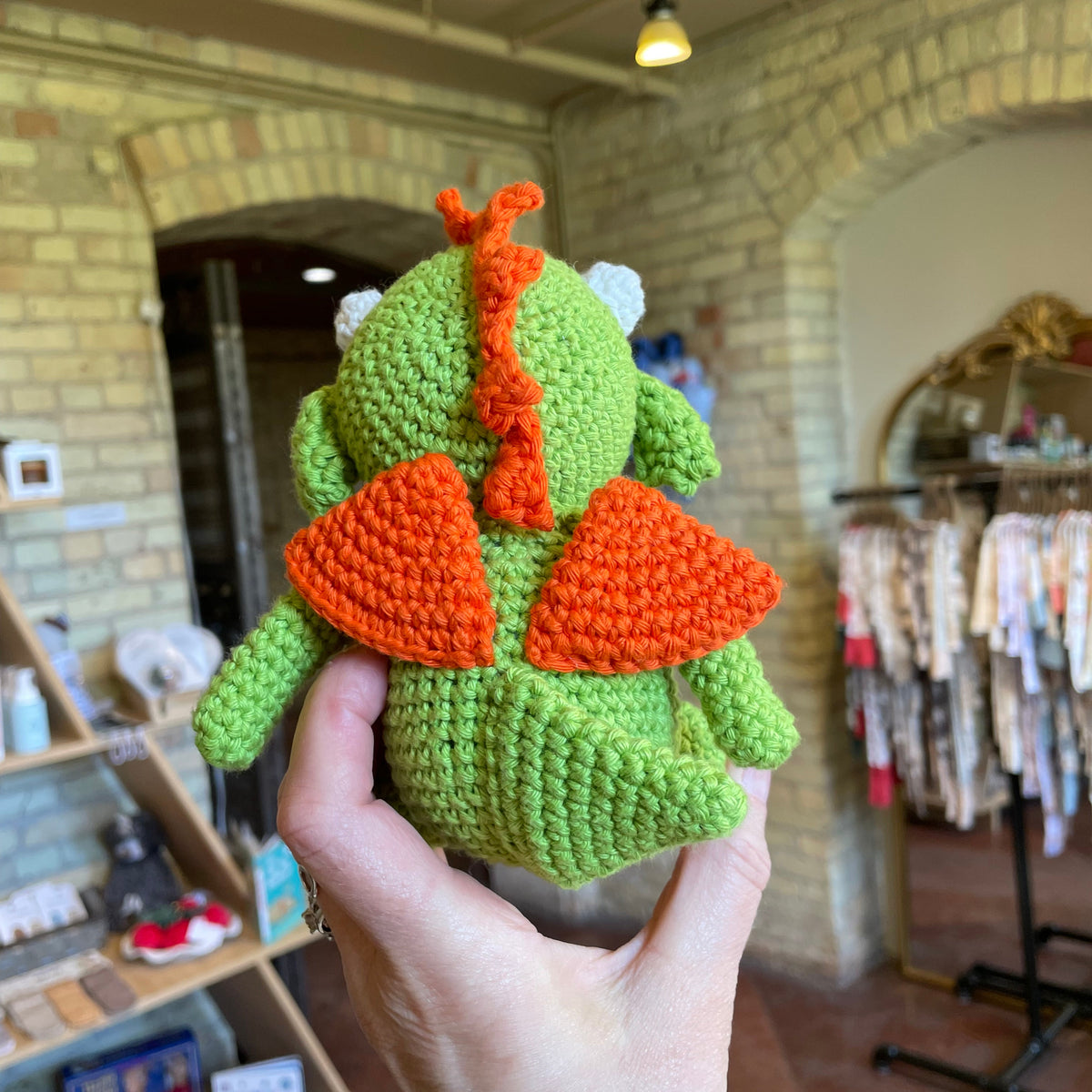 Handmade Crochet Heirloom Stuffie - Mini Dragon