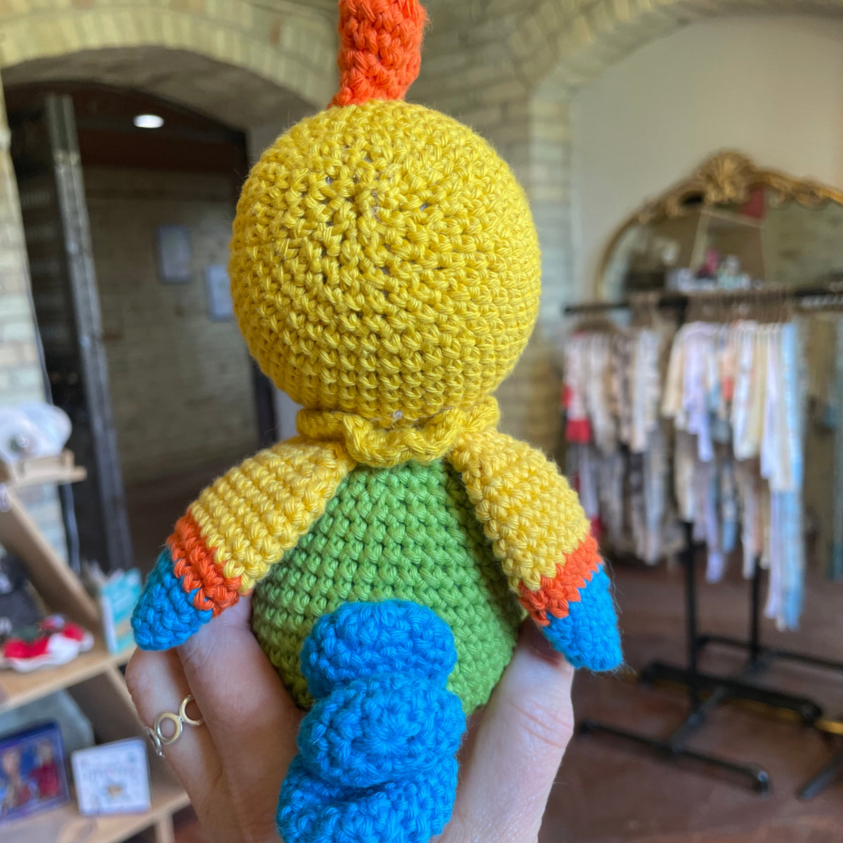 Handmade Crochet Heirloom Stuffie - Mini Rooster
