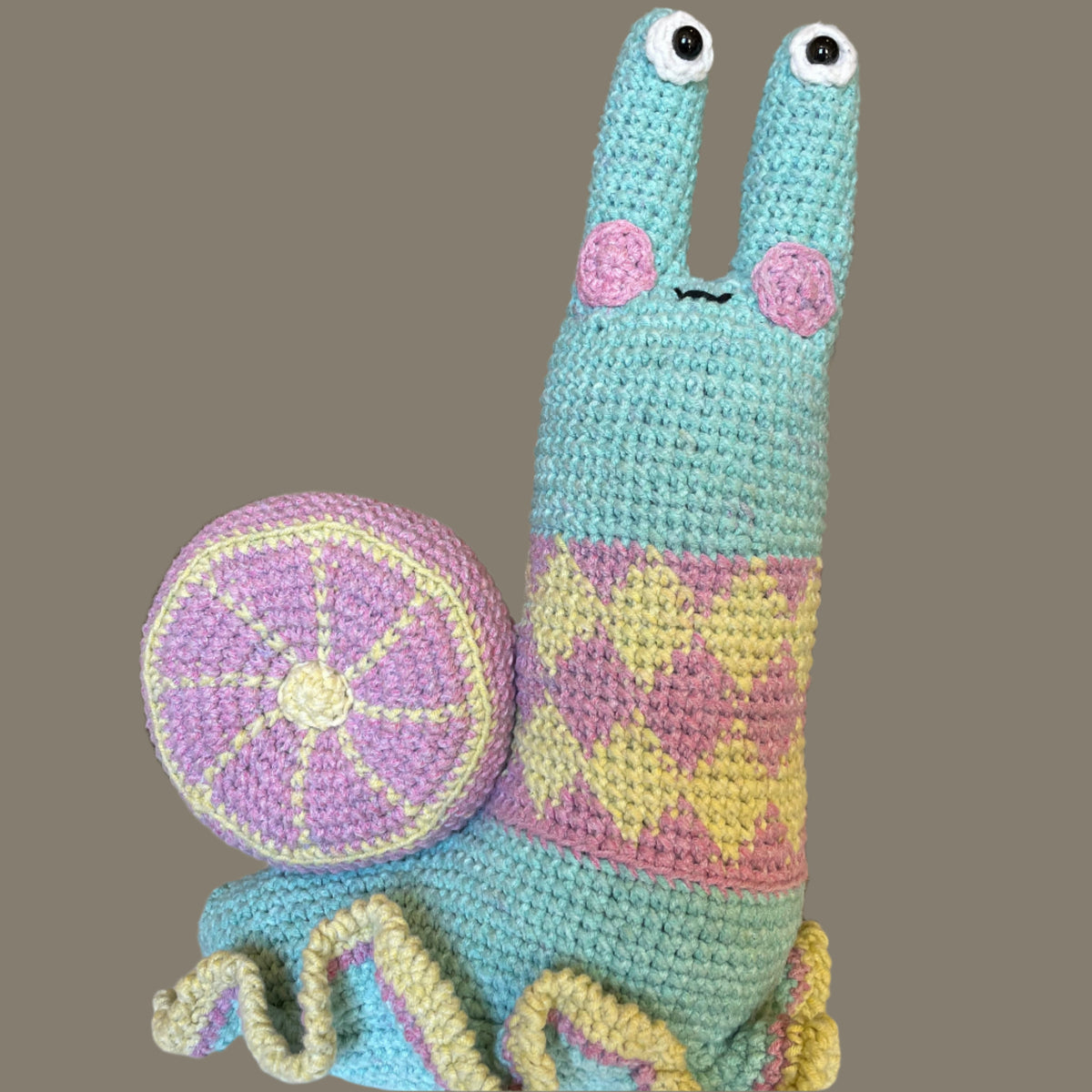 Handmade Crochet Snail