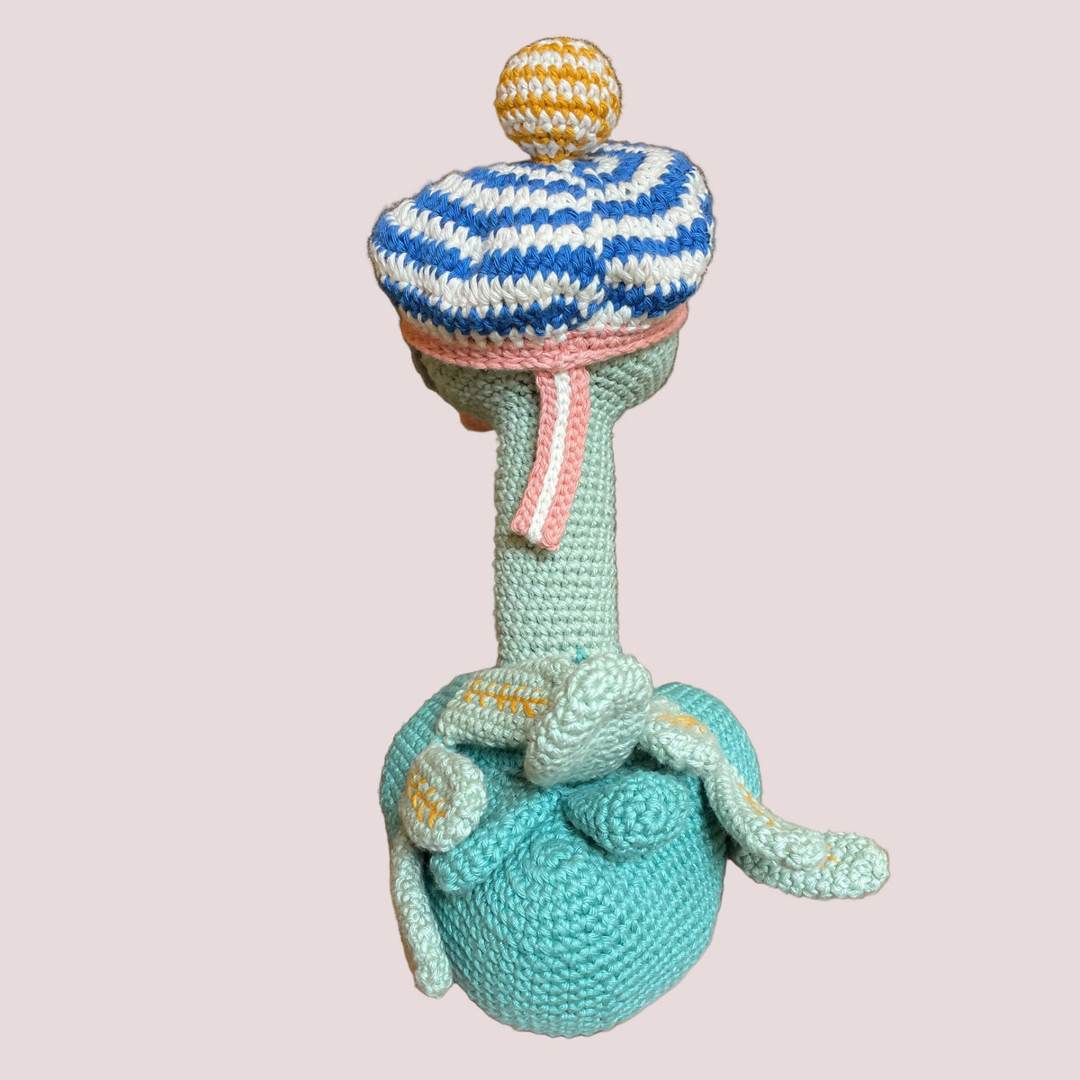 Handmade Crochet Ostrich