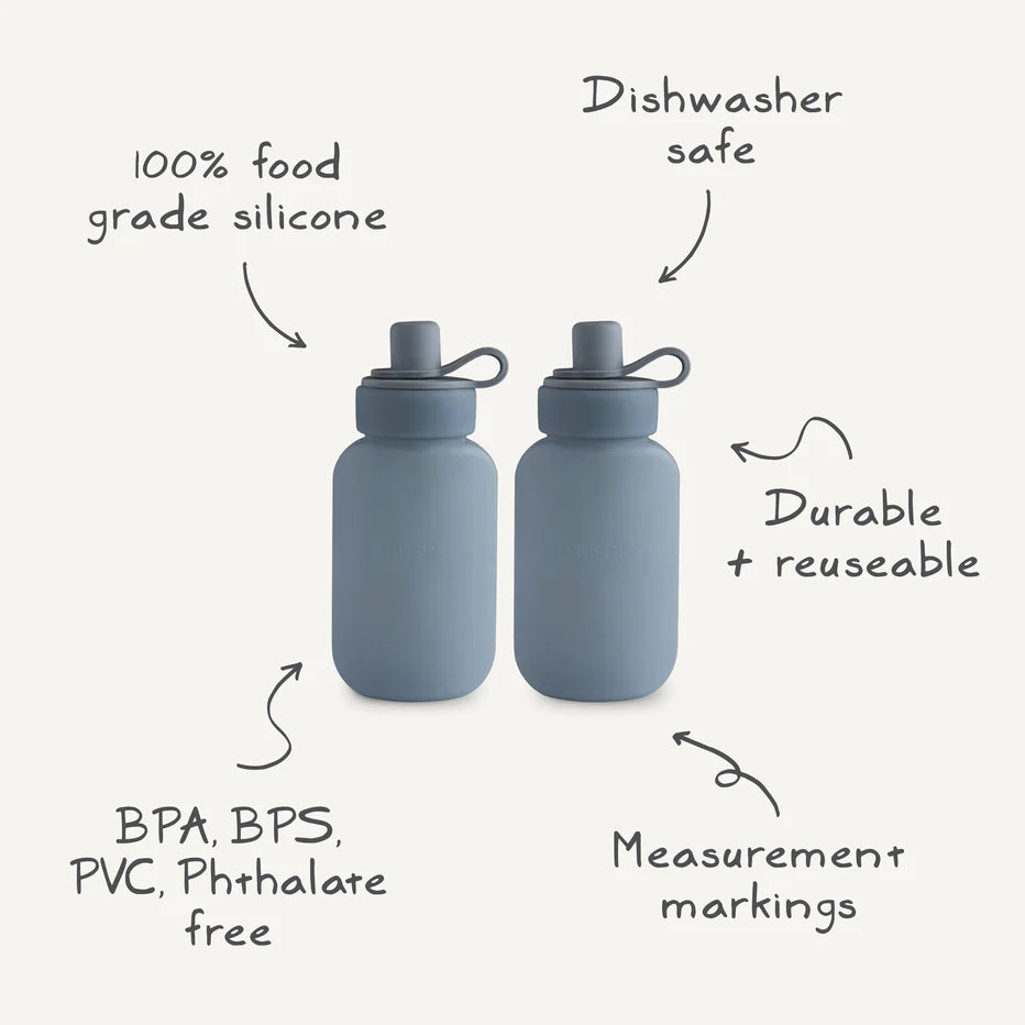 Silicone Puree Pouch 2 pk Refillable