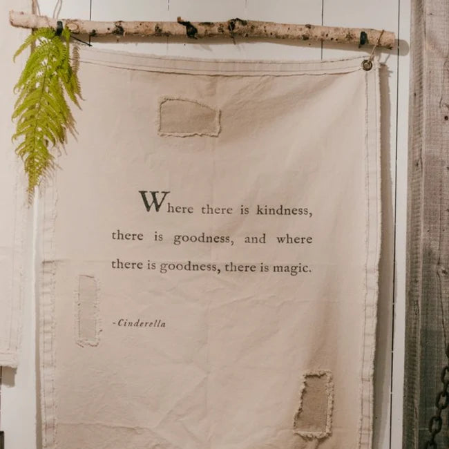 Cinderella Canvas Wall Hanging 31.5" x 40"