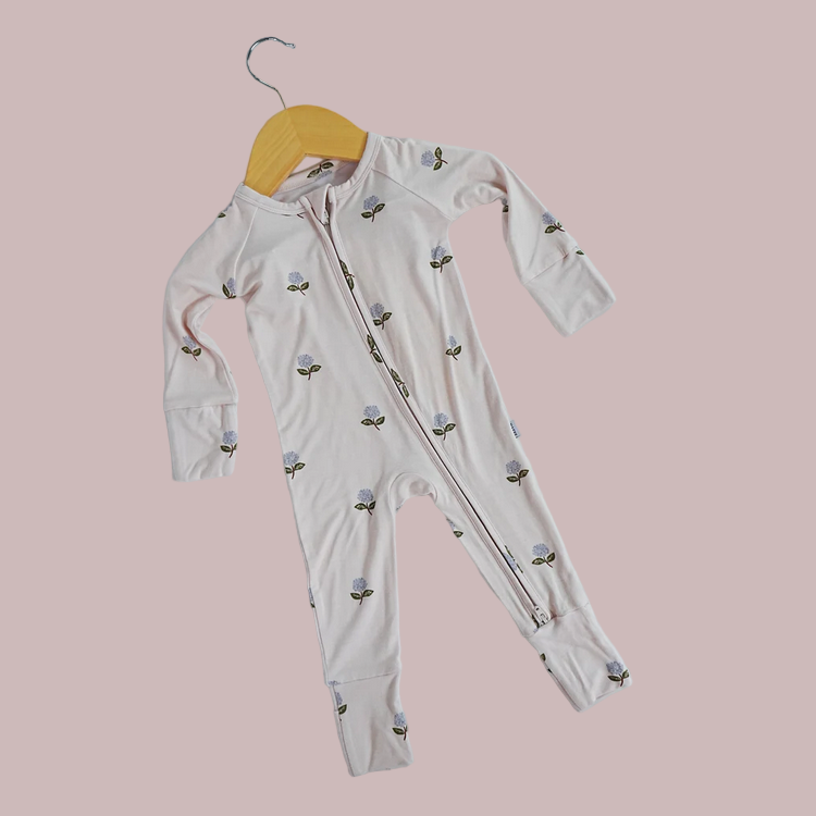Organic Baby in Bloom 1 piece Zippy - Baby Dill